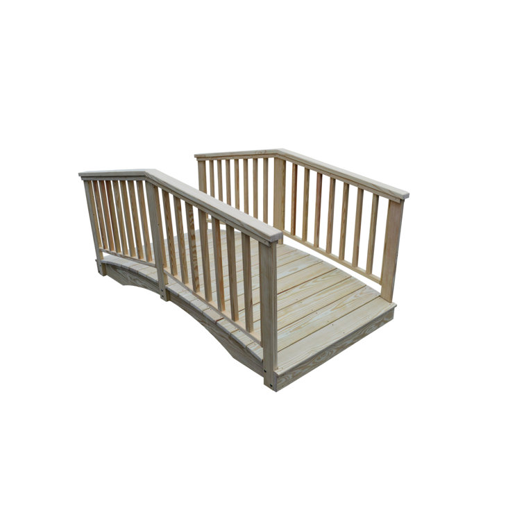 A&L Furniture Pressure Treated Wood Baluster Bridge Wayfair Canada